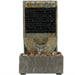 Sunnydaze 16" Half Moon Slate Indoor Water Fountain GSI-859
