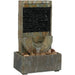 Sunnydaze 16" Half Moon Slate Indoor Water Fountain GSI-859