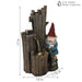 Sunnydaze  17" Resting Gnome Outdoor Water Fountain with LED Light XSS-417