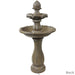 Sunnydaze 2-Tier Pineapple 46" Solar Fountain with Battery Backup