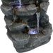 Sunnydaze 24" Grotto Falls Water Fountain with LED Lights QC-236