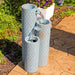 Sunnydaze 27.5" Moroccan Trellis 3-Column Modern Outdoor Water Fountain MCA-3081