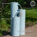 Sunnydaze 27.5" Moroccan Trellis 3-Column Modern Outdoor Water Fountain MCA-3081