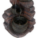 Sunnydaze 27" Crumbling Bricks and Pots Solar Fountain with Battery Backup SL-0430