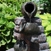 Sunnydaze 27" Crumbling Bricks and Pots Solar Fountain with Battery Backup SL-0430