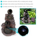 Sunnydaze 27" Crumbling Bricks and Pots Solar Fountain with Battery Backup SL-0430