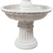 Sunnydaze 3-Tier Outdoor Water Fountain with Fruit Top - White - 52" H FC-73918
