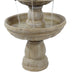 Sunnydaze 3-Tier Outdoor Water Fountain with Pump - 48" H FC-73688