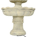 Sunnydaze 3-Tier Pineapple Garden Fountain - White - 51" H FC-73903