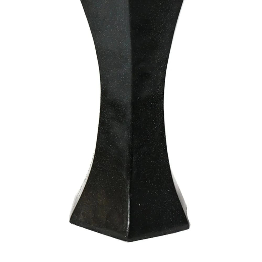 Sunnydaze 31" Black Pedestal and Ball Solar with Battery Backup Fountain SL-0407B