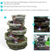 Sunnydaze 31" H Cobblestone Rock Waterfall Fountain with LED Lights DW-34079