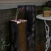 Sunnydaze 32" Cascading Tower Outdoor Metal Fountain with LED Lights SSS-619