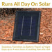 Sunnydaze 35" H 2-Tier Solar Outdoor Water Fountain with Battery Backup