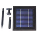 Sunnydaze 35" H 2-Tier Solar Outdoor Water Fountain with Battery Backup