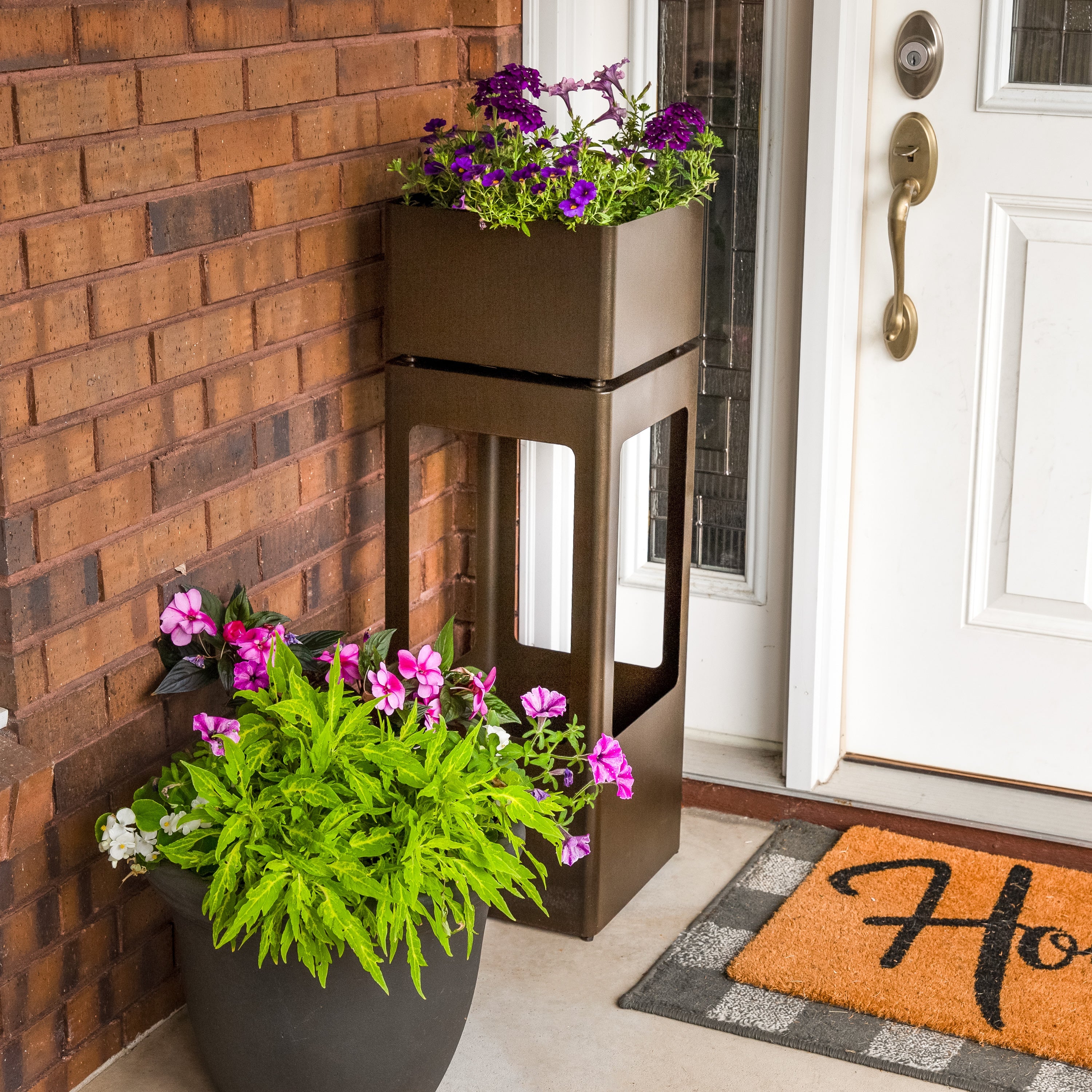 Sunnydaze 36" Serene Showers Outdoor Water Fountain with Lights MCA-2781