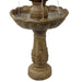 Sunnydaze 38" H Blooming Flower 2-Tier Outdoor Water Fountain GSI-707