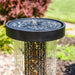 Sunnydaze 41.25" Glittering Rain Outdoor Water Fountain with Lights MCA-2921