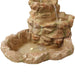 Sunnydaze 41.5" H Lighted Stone Springs Outdoor Water Fountain with LED Lights FC-73882