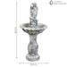 Sunnydaze 42.5" Fairy Flower Solar Outdoor Water Fountain with Battery Backup SL-0277