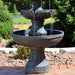 Sunnydaze 43" H Flower Blossom Outdoor Electric 3-Tier Water Fountain