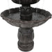 Sunnydaze 46" Classic Tulip 3-Tier Electric Water Fountain