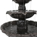 Sunnydaze 46" Classic Tulip 3-Tier Electric Water Fountain