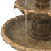 Sunnydaze 46" Classic Tulip 3-Tier Electric Water Fountain