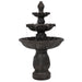 Sunnydaze 46" Classic Tulip 3-Tier Electric Water Fountain XCA-131502DB