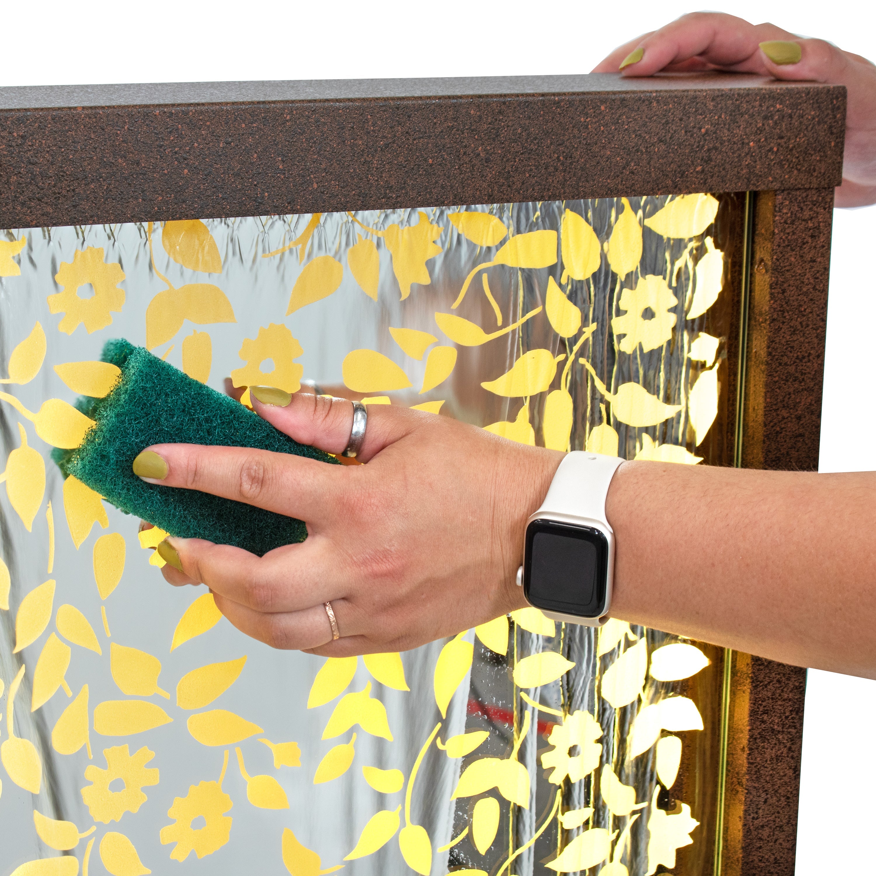 Sunnydaze 47.25" Wisteria Vines Outdoor Water Fountain with Lights MCA-2851