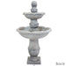 Sunnydaze 50" 2-Tier Outdoor Water Fountain French Garden Design FWD-433