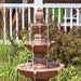 Sunnydaze 52" H 4-Tier Pineapple Outdoor Water Fountain