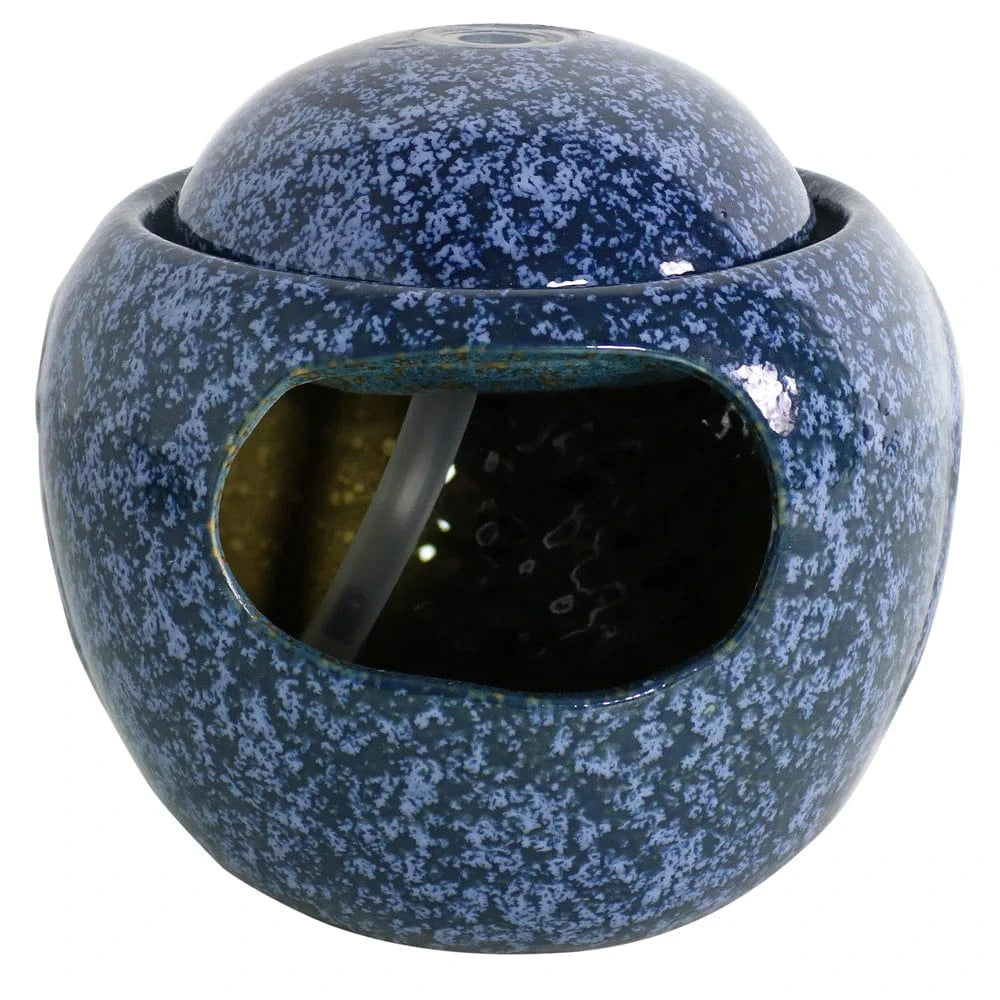 Sunnydaze 6" Ceramic Owl Indoor Tabletop Water Fountain SSS-492