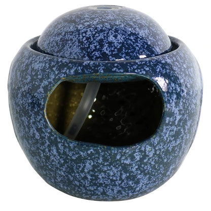 Sunnydaze 6" Ceramic Owl Indoor Tabletop Water Fountain SSS-492