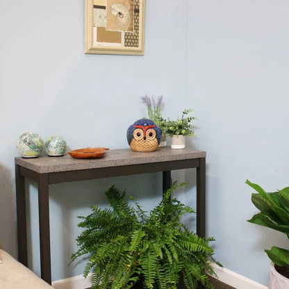 Sunnydaze 6" Ceramic Owl Indoor Tabletop Water Fountain SSS-492