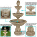 Sunnydaze 61" H 3-Tier Cornucopia Outdoor Water Fountain LZH-087
