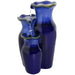 Sunnydaze Blue Glazed Pitchers 11" Ceramic Tabletop Fountain SSS-478