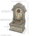 Sunnydaze Enchanting Estate Polyresin Outdoor Wall Fountain with Flat Back WNC-861
