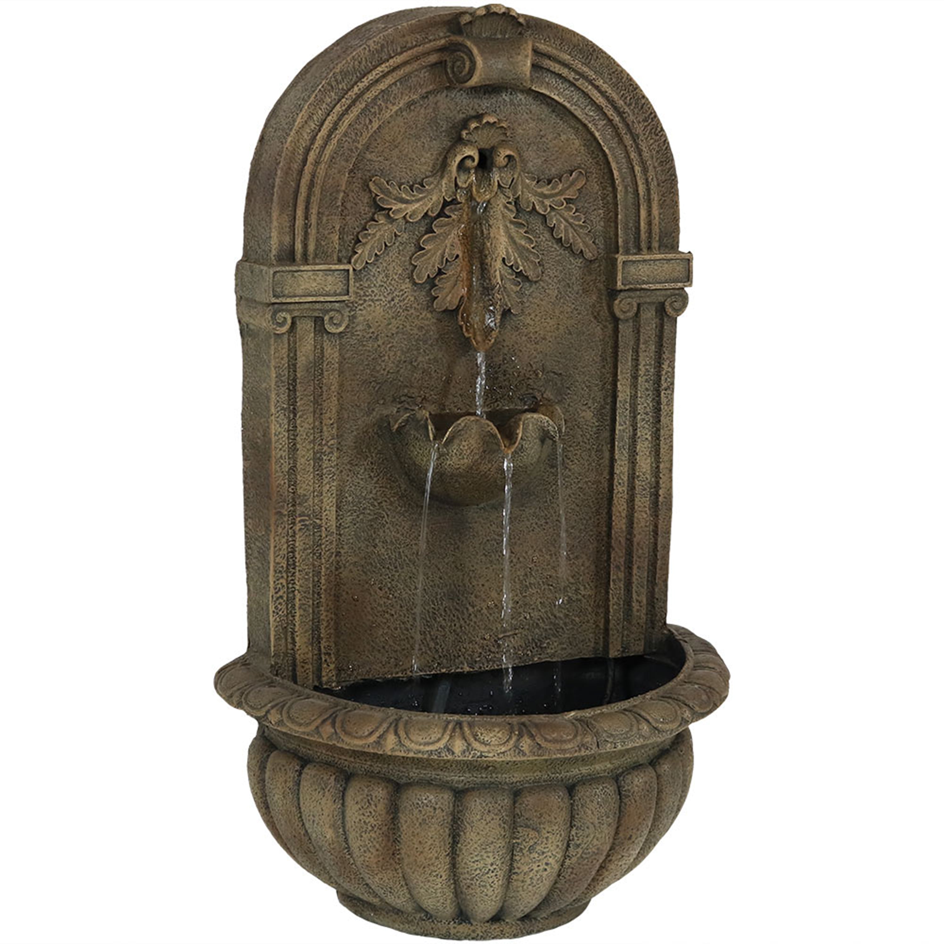 Sunnydaze Florence Outdoor Wall Fountain - Florentine XCA-132146003-FS