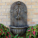 Sunnydaze Florence Solar Outdoor Wall Fountain XCA-132146003-FS-S