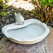 Sunnydaze Glazed Ceramic Fish Outdoor Water Fountain - 7"