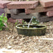 Sunnydaze Green Glazed Ceramic Solar Water Fountain - Frog