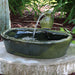 Sunnydaze Green Glazed Ceramic Solar Water Fountain - Frog