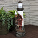 Sunnydaze Gull's Cove 36" Outdoor Lighthouse Fountain with LED Light WNC-345