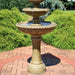 Sunnydaze Large 4-Tier Outdoor Water Fountain with LED Light - 65" GSI-781