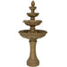 Sunnydaze Large 4-Tier Outdoor Water Fountain with LED Light - 65" GSI-781