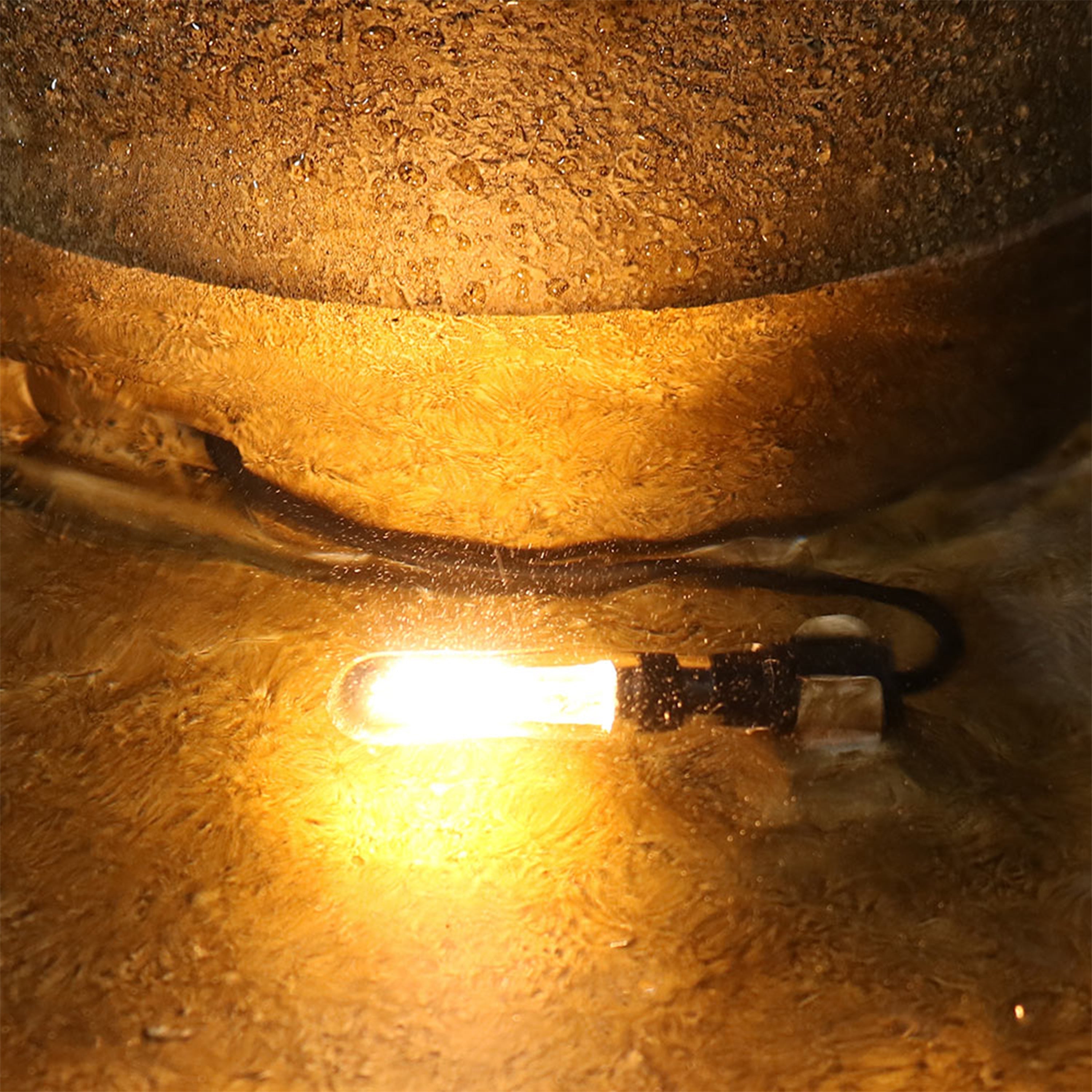 Sunnydaze Large 4-Tier Outdoor Water Fountain with LED Light - 65" GSI-781