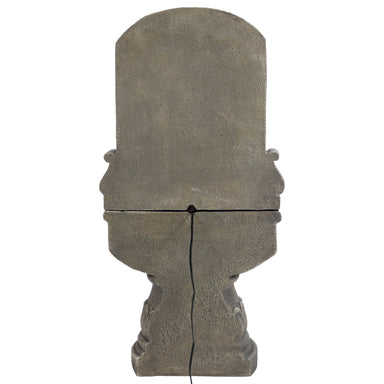 Sunnydaze Lovely Lily Polyresin Outdoor Wall Fountain with Flat Back WNC-854