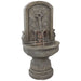 Sunnydaze Lovely Lily Polyresin Outdoor Wall Fountain with Flat Back WNC-854