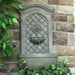 Sunnydaze Rosette Leaf Outdoor Wall Fountain