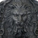 Sunnydaze Stoic Courage Lion Head Solar Fountain with Battery Backup AMP-673